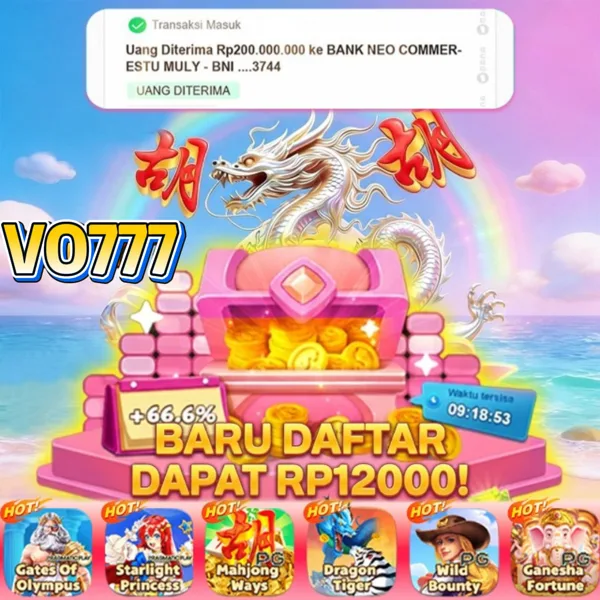 VO777 Slot Anti Rungkad Indonesia